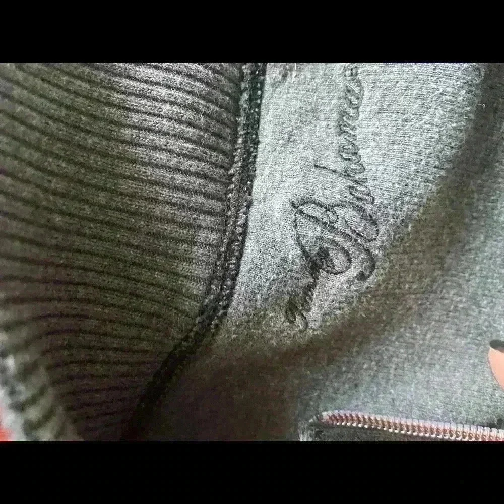 Tommy Bahama quarter zip black sweater